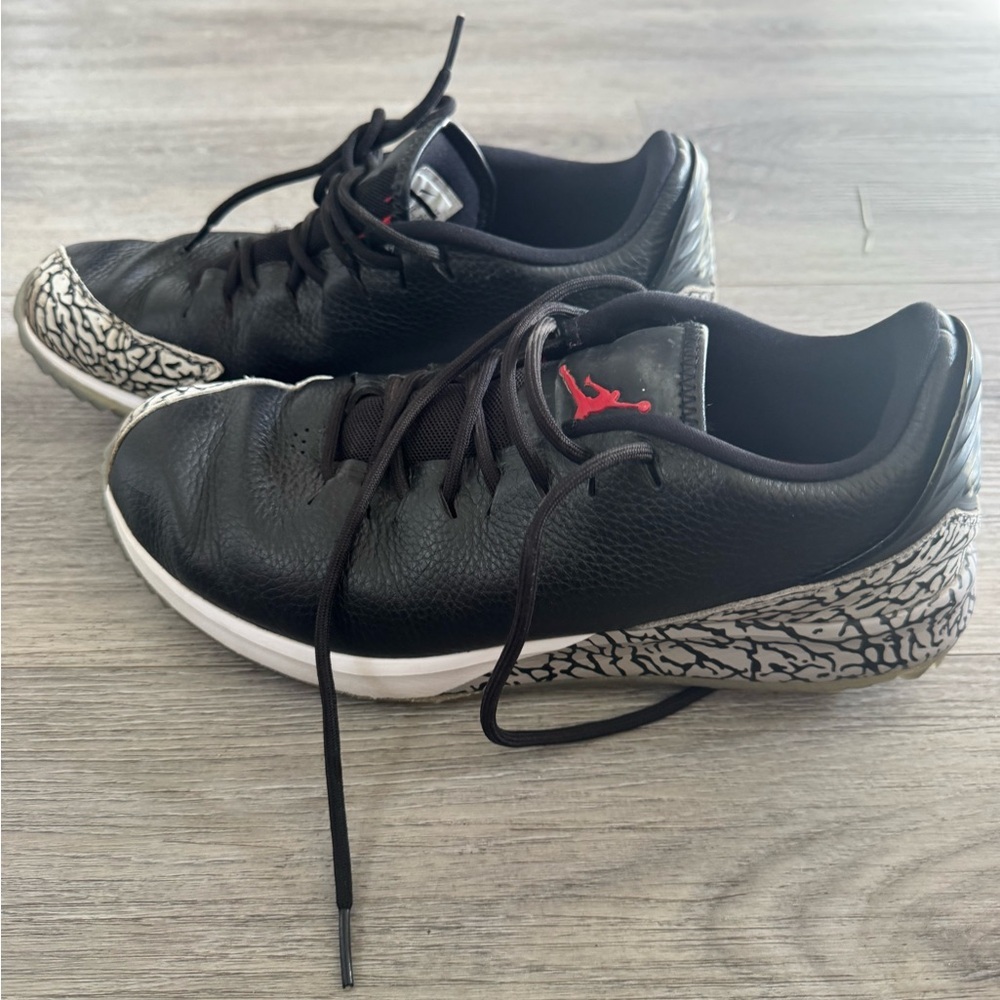 Nike Golf Air Jordan ADG Masters golf shoes in black and cement grey Men’s 8.5 - Picture 4 of 6